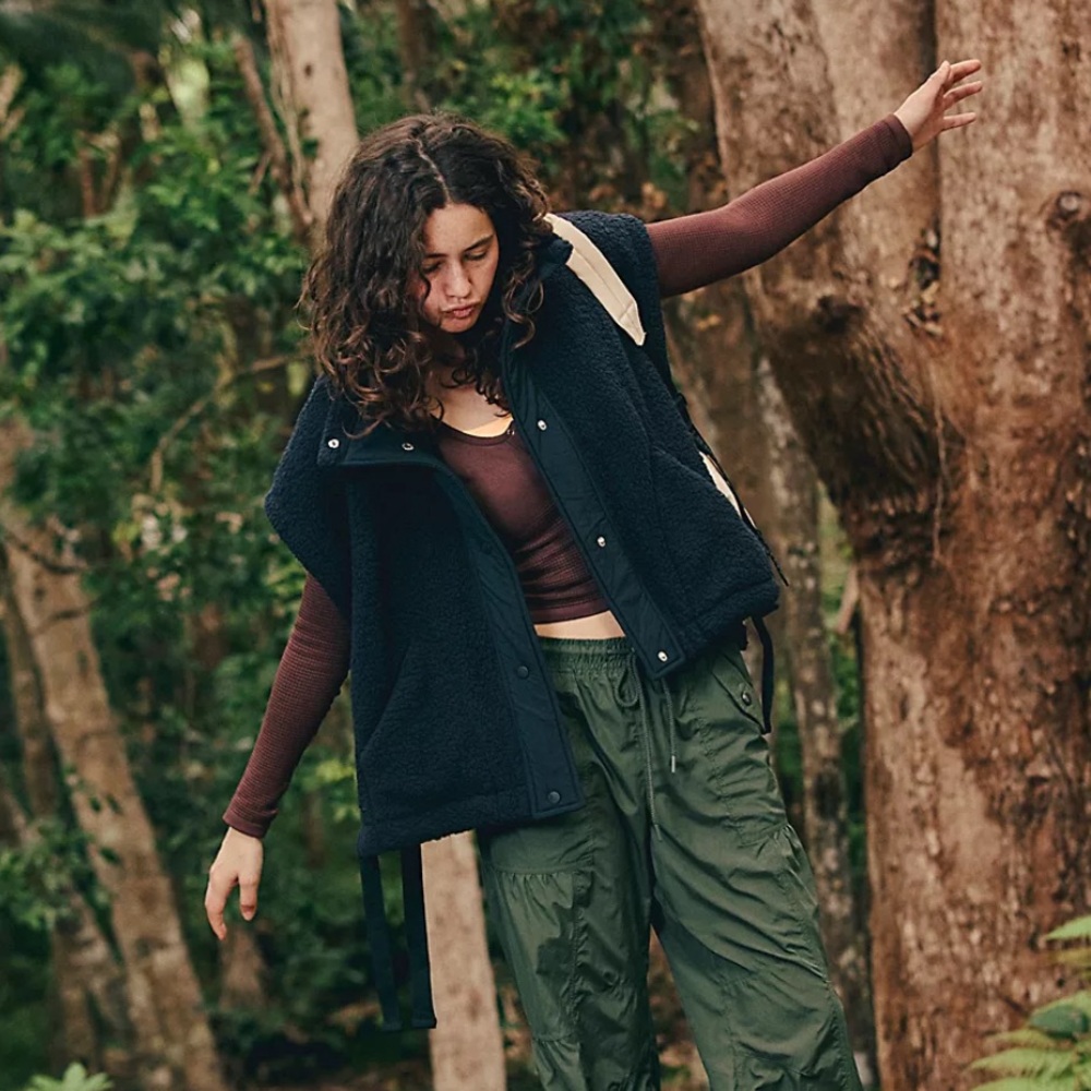 Free People Movement Scout It Out Fleece Vest, S